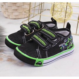 Boys sneakers with velcro black Atletico 2