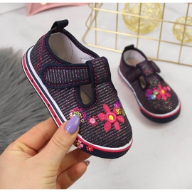 Atletico navy blue sneakers for girls 1 Atletico navy blue sneakers for girls 1