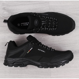 Black American Club men's trekking shoes 1