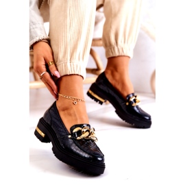 PA2 Women's Loafers Leather Loafers Black Mollie 3