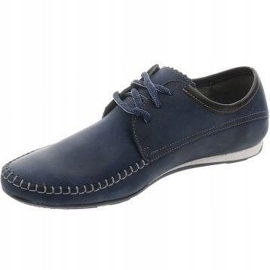Lemar Men's lace-up loafers 872 navy blue 1 Lemar Men's lace-up loafers 872 navy blue 1