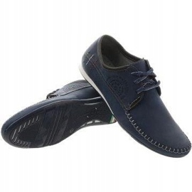 Lemar Men's lace-up loafers 872 navy blue 4 Lemar Men's lace-up loafers 872 navy blue 4