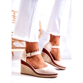 Seastar Women's Beige Espadrilles On Wedges Tamarill 2