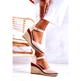 Seastar Women's Beige Espadrilles On Wedges Tamarill 3