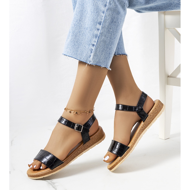 Speier women's black sandals 1