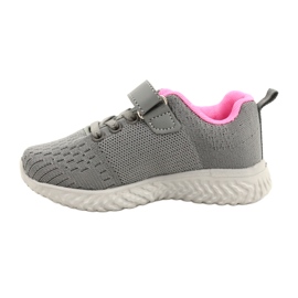 NEWS Children's sports shoes for Velcro 22z23-4843-M gray-pink 3 NEWS Children's sports shoes for Velcro 22z23-4843-M gray-pink 3