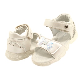 Evento Girls' sandals with a bow 22z23-4780 silver 3 Evento Girls' sandals with a bow 22z23-4780 silver 3