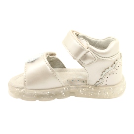 Evento Girls' sandals with a bow 22z23-4780 silver 1 Evento Girls' sandals with a bow 22z23-4780 silver 1