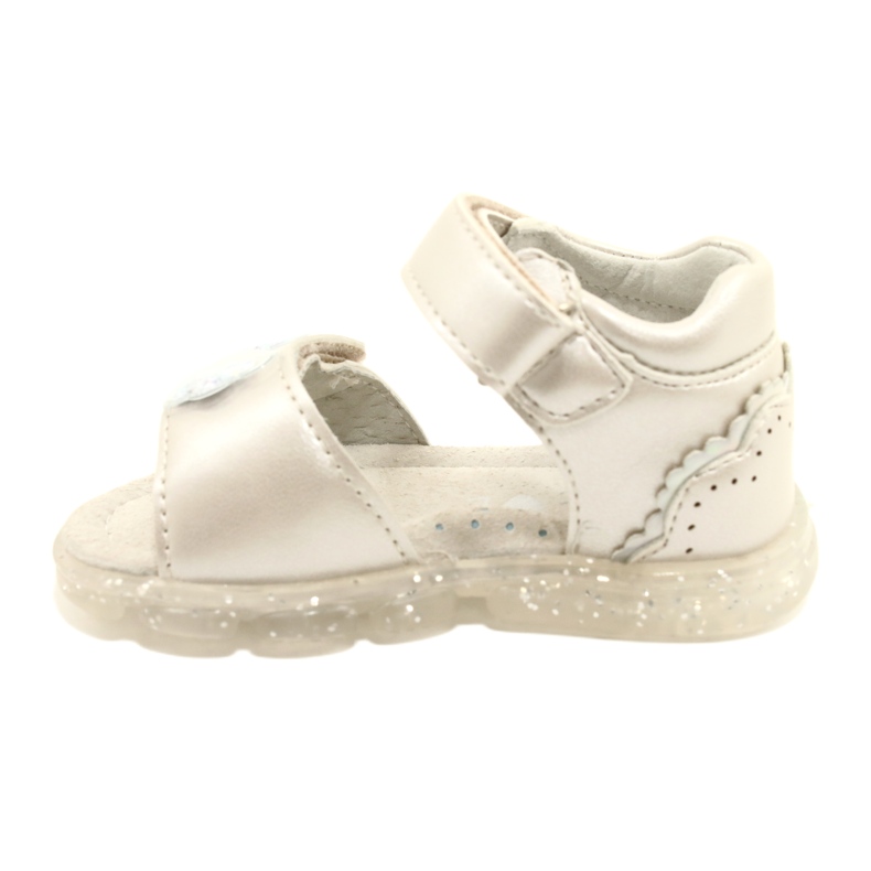 Evento Girls' sandals with a bow 22z23-4780 silver 1 Evento Girls' sandals with a bow 22z23-4780 silver 1