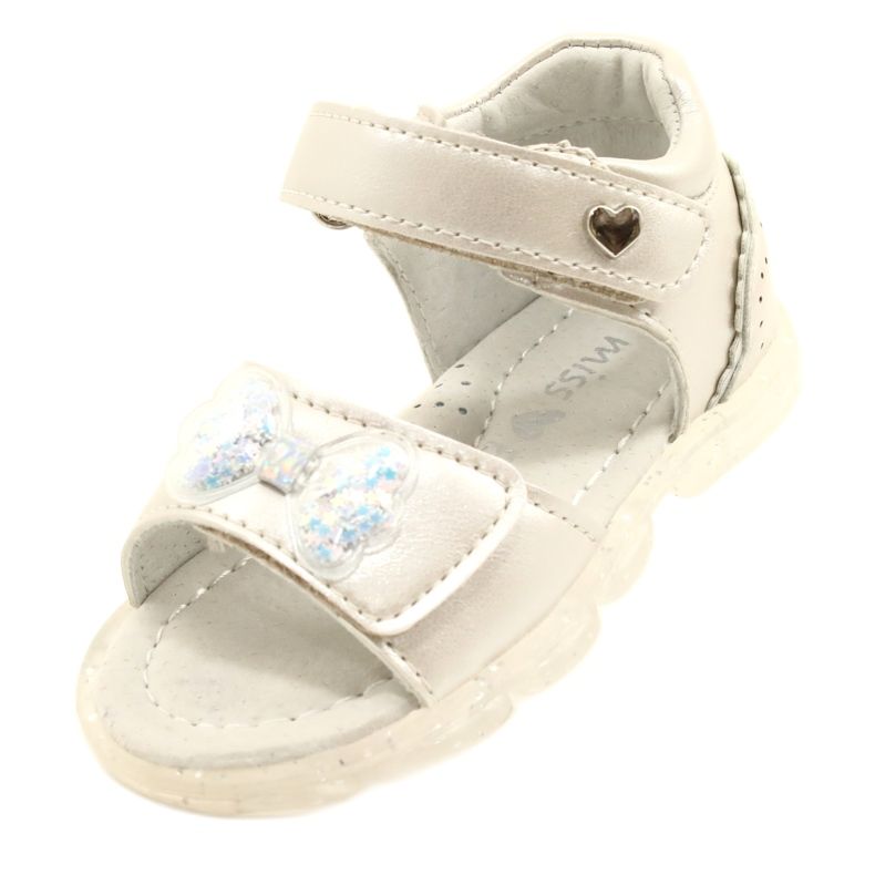 Evento Girls' sandals with a bow 22z23-4780 silver 4 Evento Girls' sandals with a bow 22z23-4780 silver 4