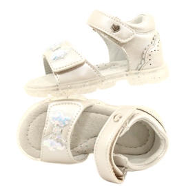 Evento Girls' sandals with a bow 22z23-4780 silver 5 Evento Girls' sandals with a bow 22z23-4780 silver 5