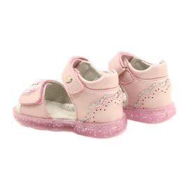 Evento Girls' sandals with a bow 22z23-4780 pink 6