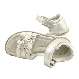 Evento Girls' sandals with flowers 22z23-4792 silver 6 Evento Girls' sandals with flowers 22z23-4792 silver 6