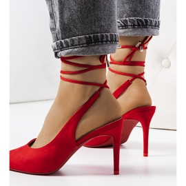 Red high heels with Hakol's heel 1