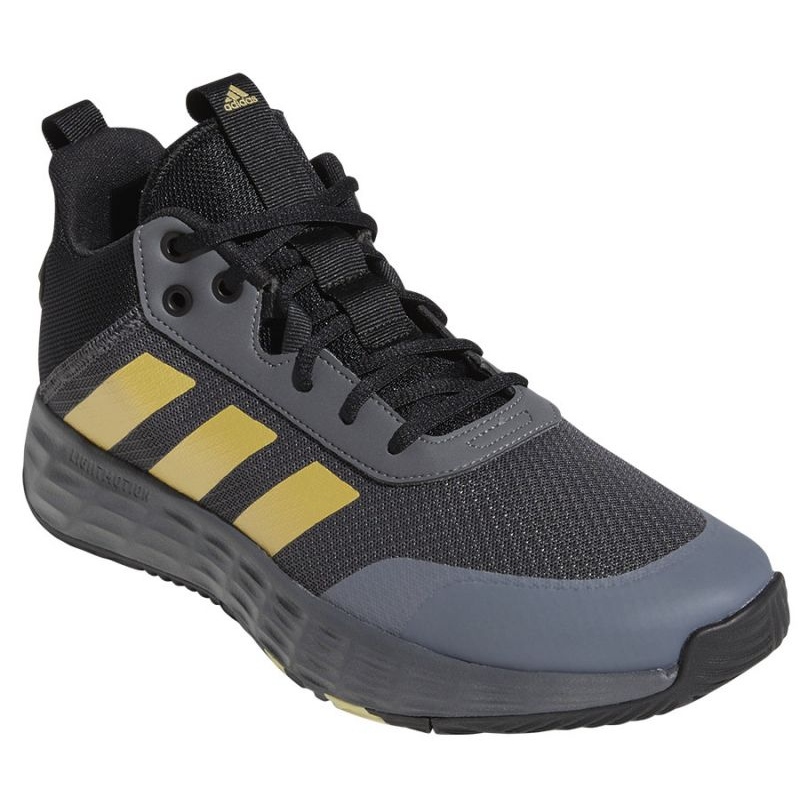 Grey adidas best sale basketball shoes