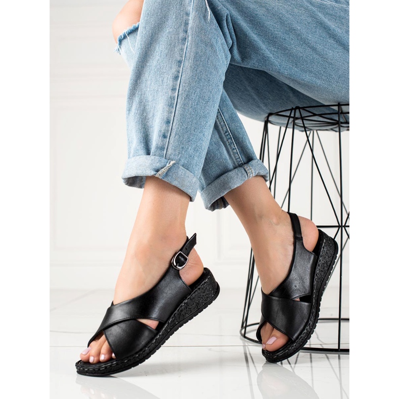 W. Potocki Light Potocki sandals black 1