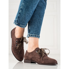 La.Fi Elegant lace-up shoes brown 1