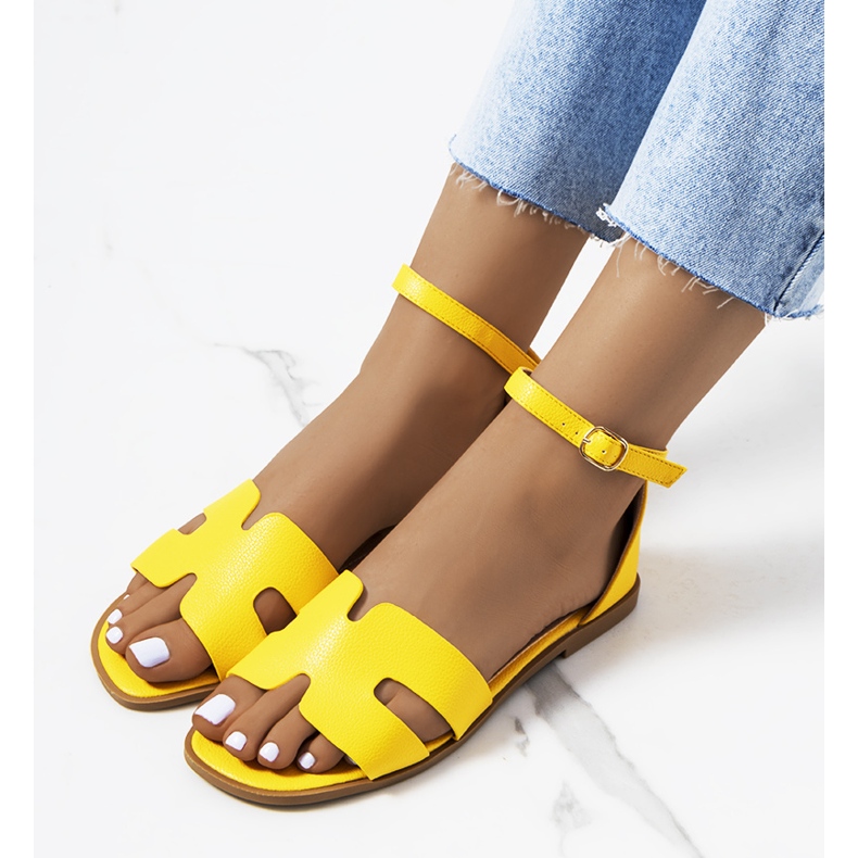 Yellow Mudie women's sandals 1 Yellow Mudie women's sandals 1