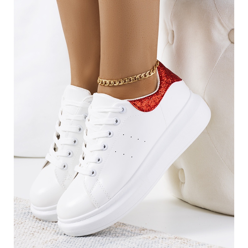White women's Senja sneakers 2