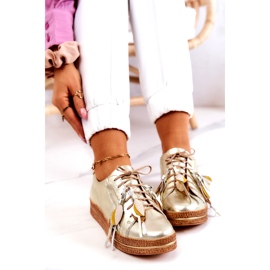 Maciejka 04550-25 Golden Leather Shoes 5