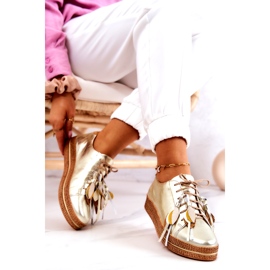 Maciejka 04550-25 Golden Leather Shoes 4