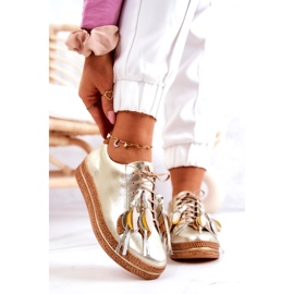 Maciejka 04550-25 Golden Leather Shoes 2