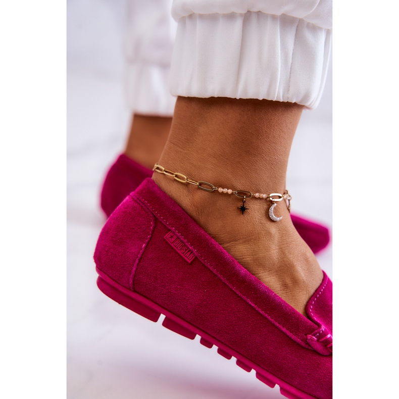 Women's Suede Loafers Big Star JJ274656 Fuchsia pink 3 Women's Suede Loafers Big Star JJ274656 Fuchsia pink 3