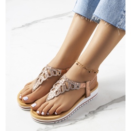 Pink Ahola platform sandals 1