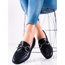 Lovery Classic Moccasins With Ornament black 2