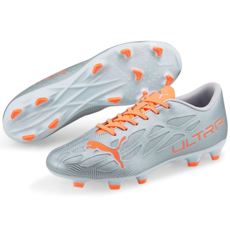 Puma Ultra 4.4 FG / AG M 106700 01 football boots grey silver 1
