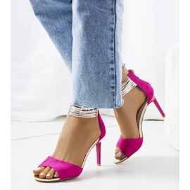 Pink Vasquez high heel sandals 1