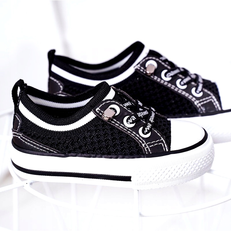 Apawwa Children's Airy Black Kids Club Sneakers 2 Apawwa Children's Airy Black Kids Club Sneakers 2