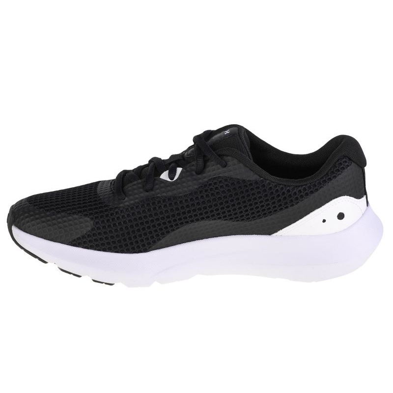 Under Armour Men\'s 10.5 Shoe UA Surge 3  Black / White 3024883-001 New Free Ship Size 10.5 - Under Armour Surge 3 Black White for sale online  main image 3