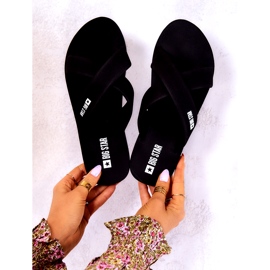 Women's foam slippers Big Star JJ274A338 Black 3