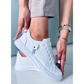 Women's Semilla Gray sneakers white 2