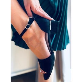 Ursula Black high-heeled sandals 2