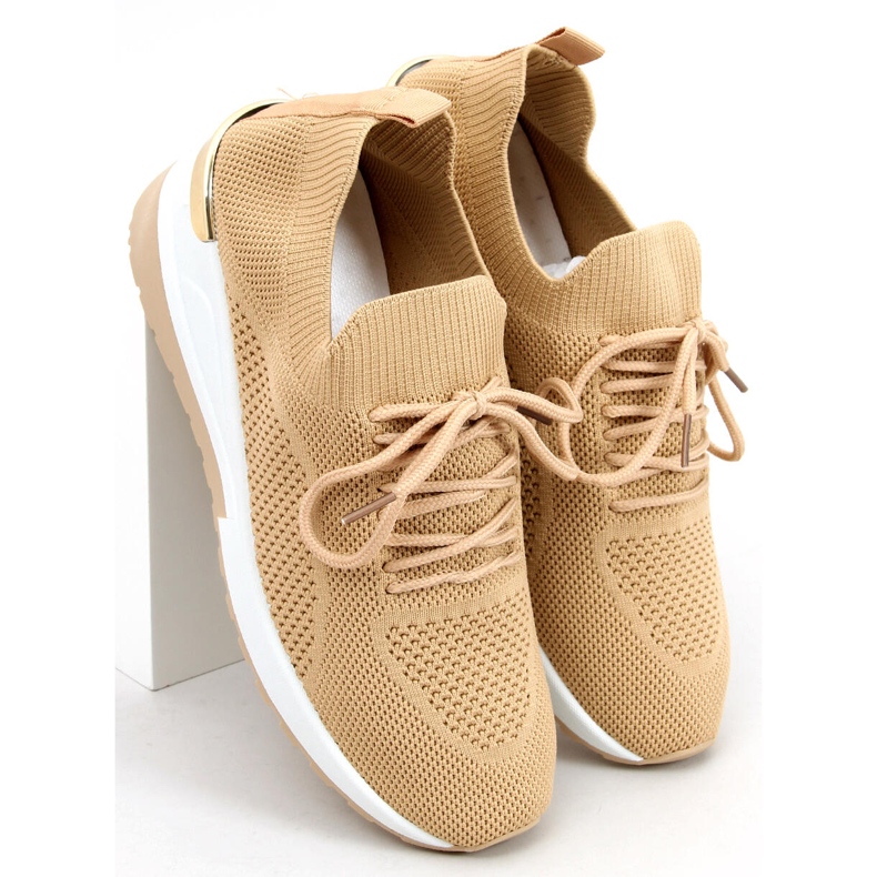 Faggio Khaki socks socks beige 1