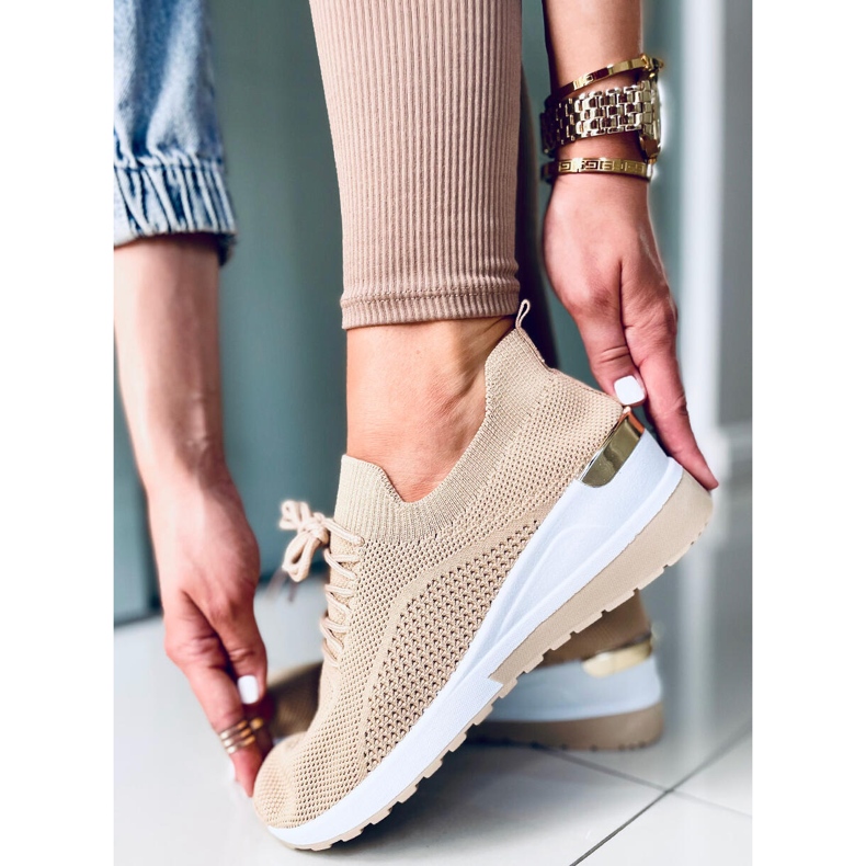 Faggio Khaki socks socks beige 2