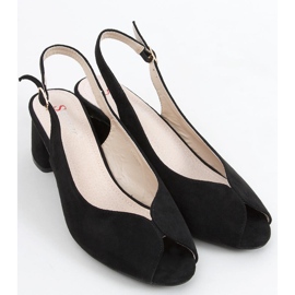 Venus Black heeled sandals 1