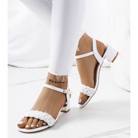 White sandals on the Margo post 1