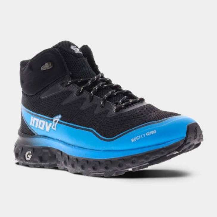 Shoes Inov-8 RocFly G 390 M 000995-BKBL-S-01 black blue 1 Shoes Inov-8 RocFly G 390 M 000995-BKBL-S-01 black blue 1