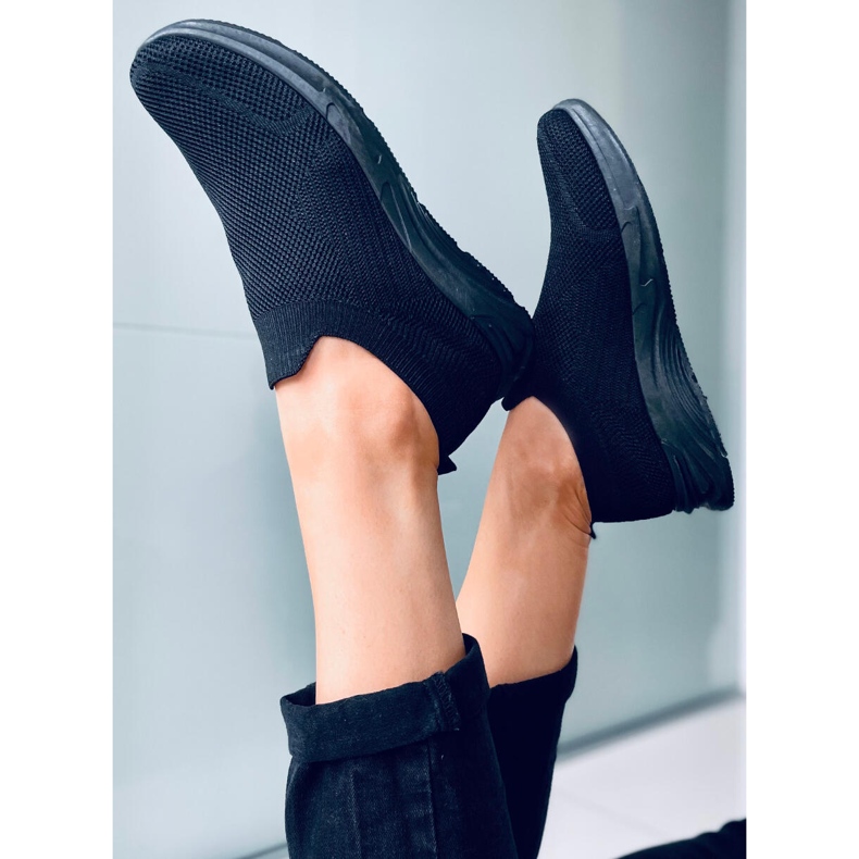 Bloom Black sock sports shoes 1