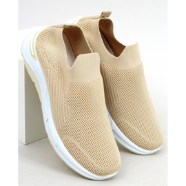 Bloom Beige sock sports shoes 1