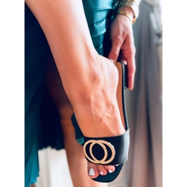 Allor Black women's slippers 2