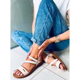 Leaf Beige women's sandals 1