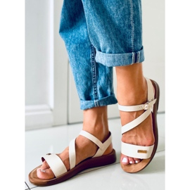Leaf Beige women's sandals 2