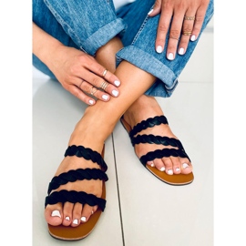 Clover Black women's slippers 1