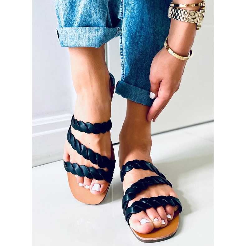 Clover Black women's slippers 2