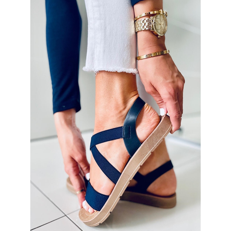 Zinnia Blue women's sandals navy blue 1