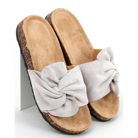 Dakota Gray cork slides grey 2